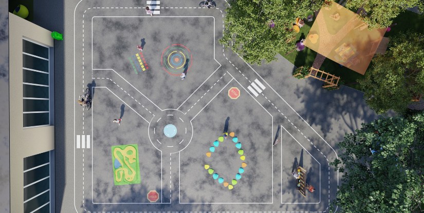 Lot De 5 Ensembles De Marqueurs De Sol Ronds Autocollants - Pour Salle De Classe, Jeux, Yoga, Activités Enfants